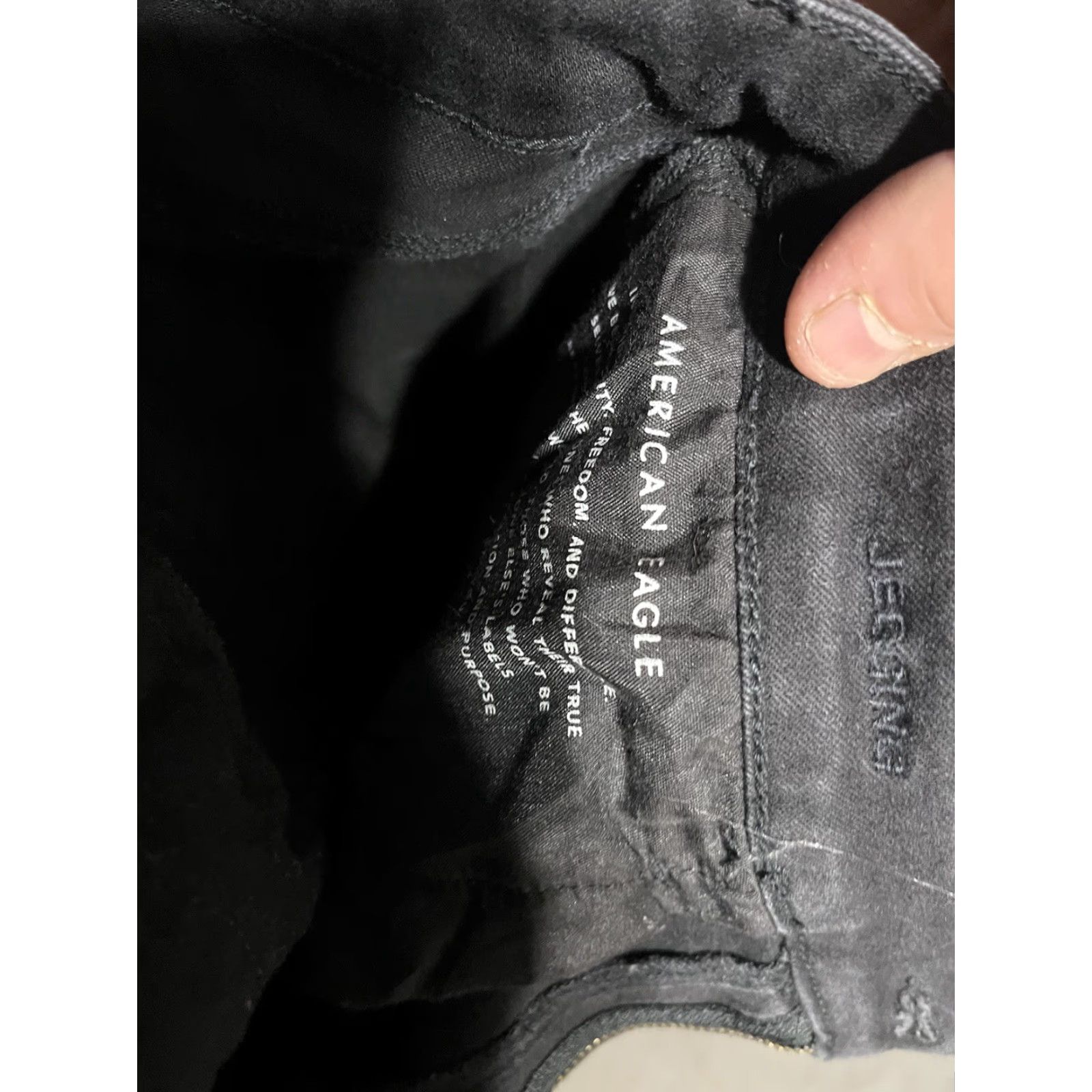 American Eagle Outfitters American Eagle Black Next Level Stretch Jegging Pants Size 12 Short Size 34" / US 12 / IT 48 - 5 Thumbnail