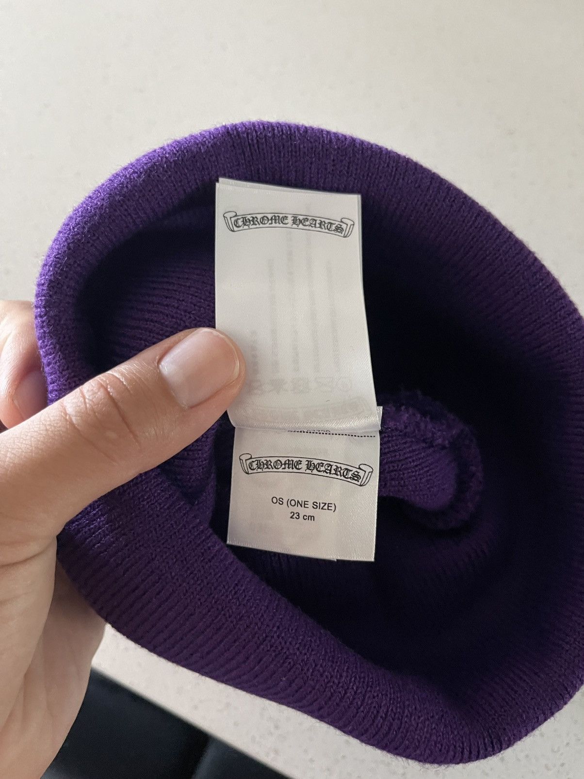 Chrome Hearts Chrome Hearts Purple Red Watch Cap Size ONE SIZE - 3 Thumbnail