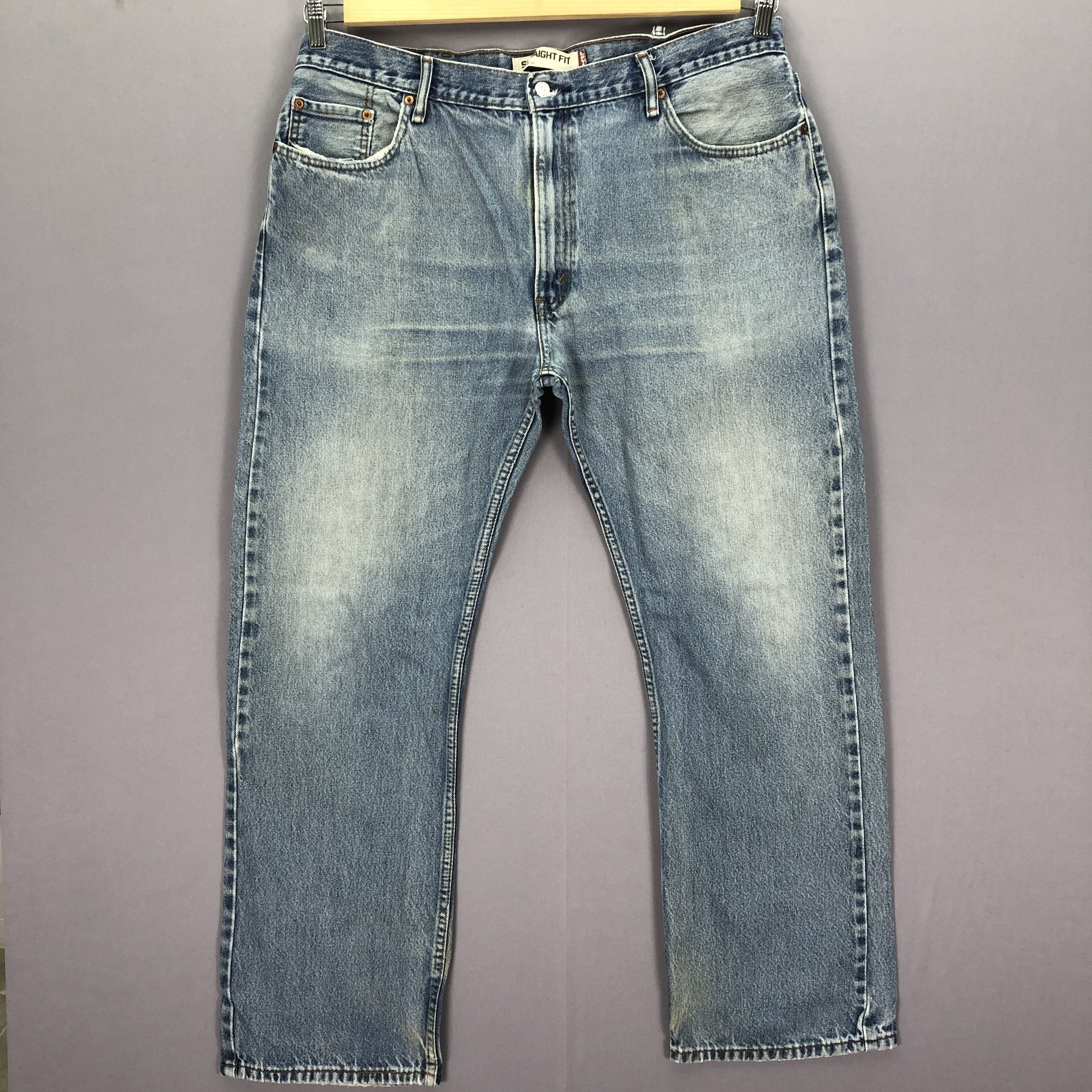 Levi's × Vintage Vintage Y2K Levis Faded Jeans Light Wash Levi's 505 Denim Size US 38 / EU 54 - 1 Thumbnail