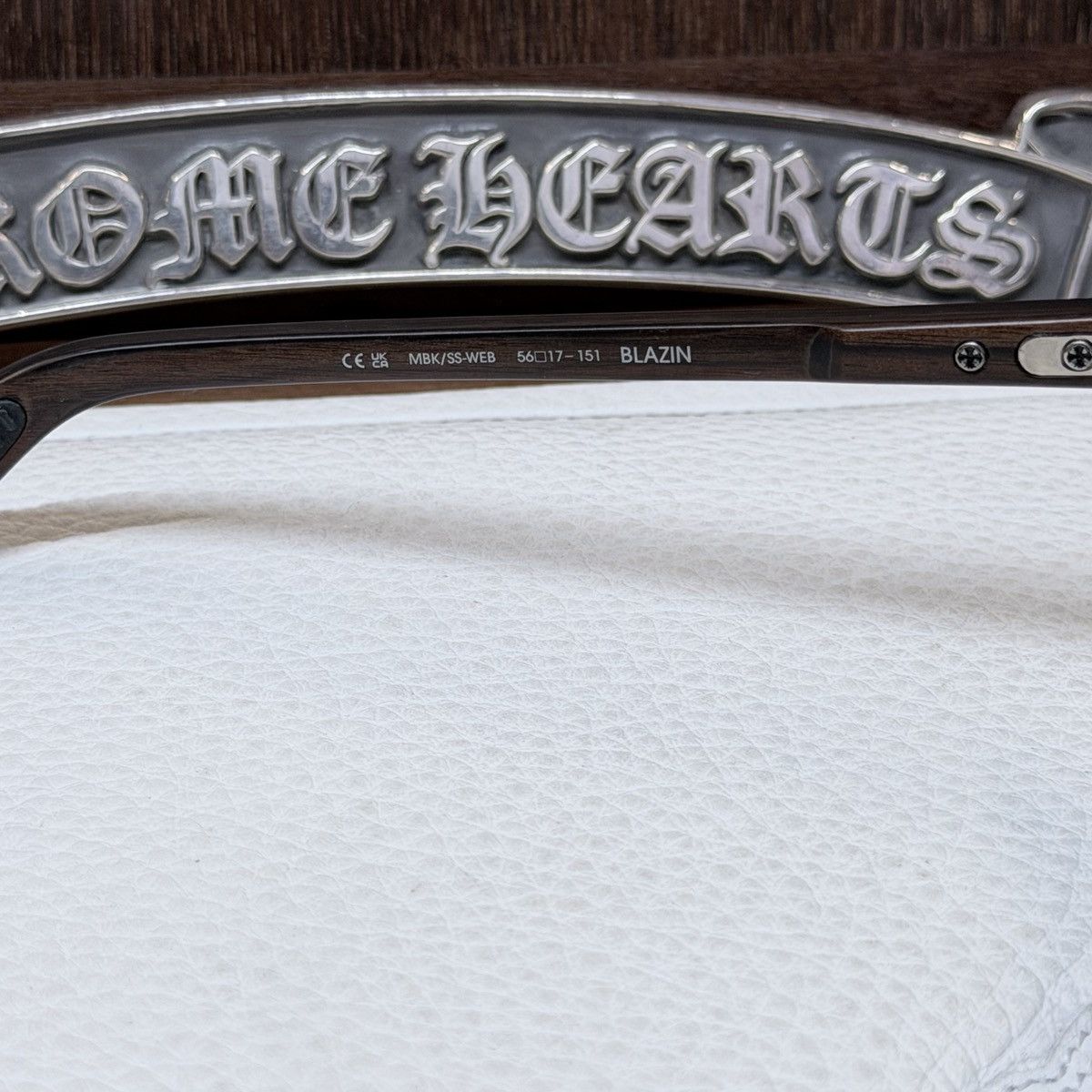 Chrome Hearts Chrome Hearts BLAZIN 1/1 Sunglasses Size ONE SIZE - 6 Thumbnail