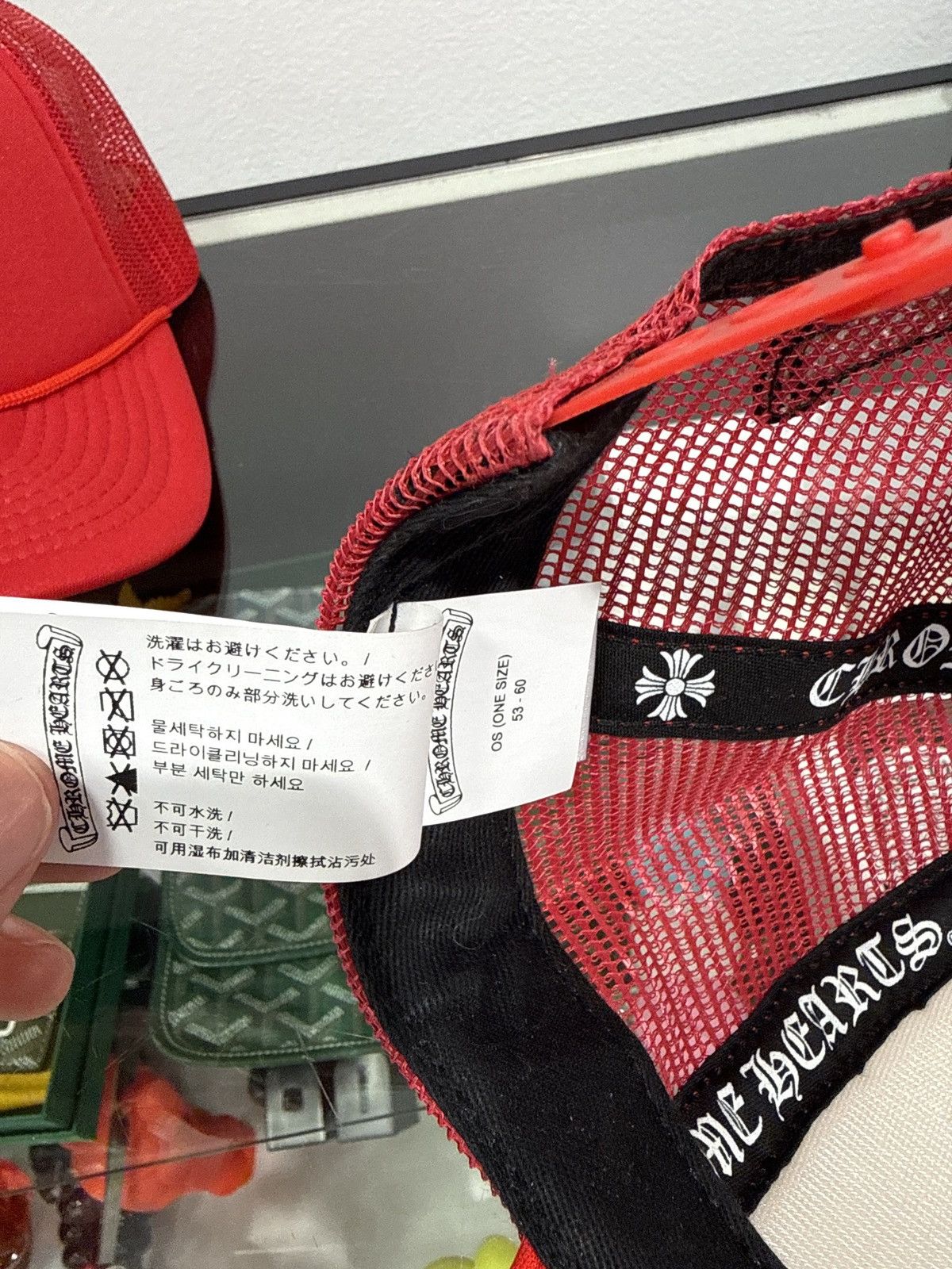 Chrome Hearts Chrome Hearts King Taco Red Trucker Hat Size ONE SIZE - 6 Thumbnail