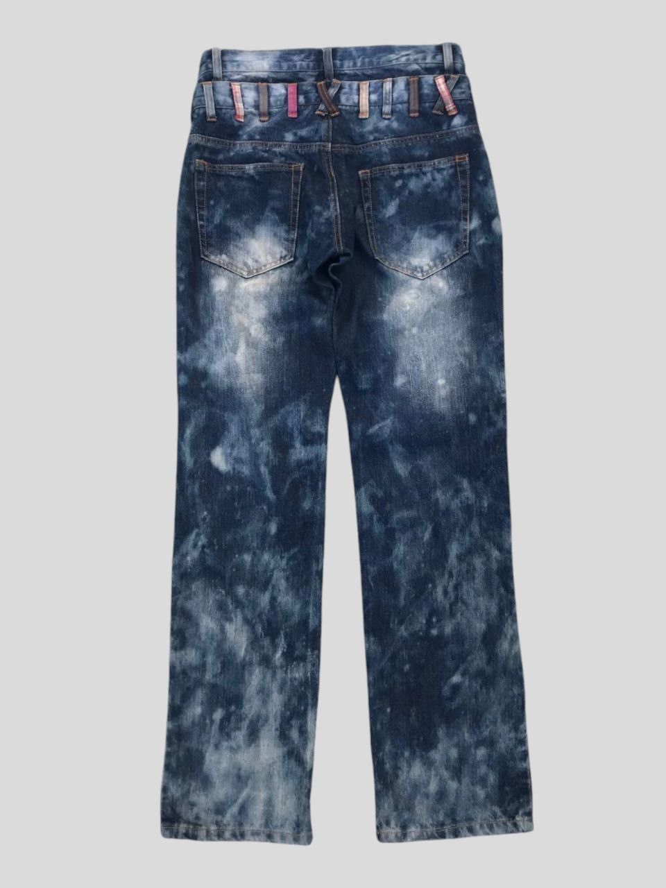Kapital Explosion by Nylaus Double Waist Jeans Size US 31 - 2 Thumbnail