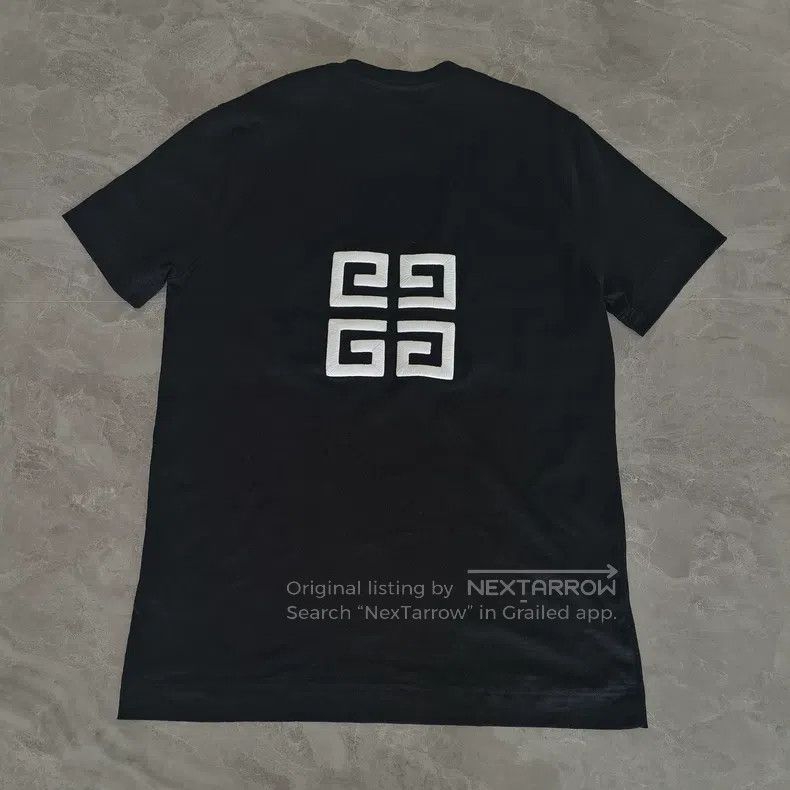 Givenchy Givenchy Letter Embroidery Round Neck Short Sleeve Size US L / EU 52-54 / 3 - 2 Thumbnail