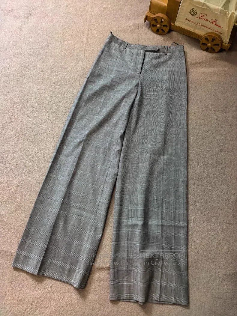Loro Piana Loro Piana Sheared Wool High-Waist Pants Size 32" / US 10 / IT 46 - 1 Thumbnail
