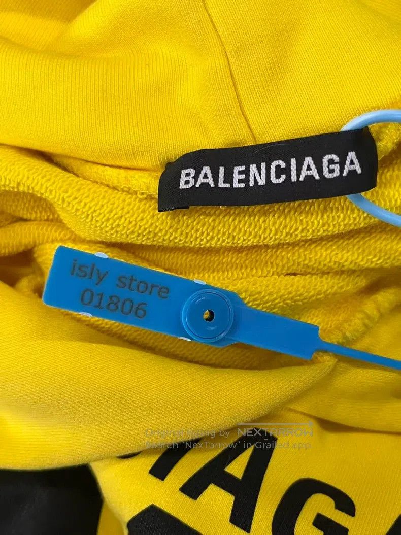 Balenciaga Balenciaga Letter Print Hooded Long Sleeve Sweatshirt Men' Size US XS / EU 42 / 0 - 4 Thumbnail