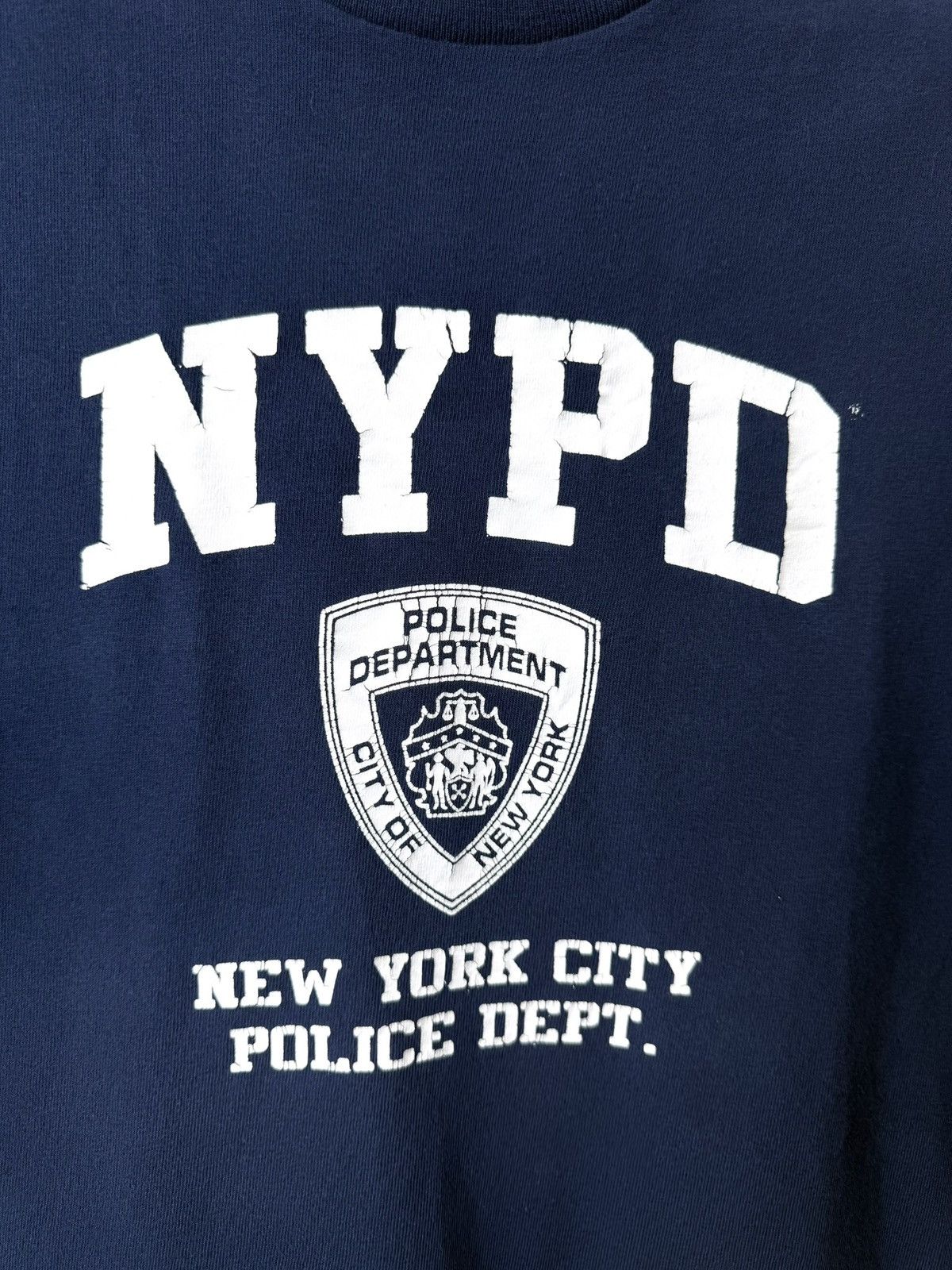 Band Tees Vintage NYPD New York Police Department T Shirt Size US S / EU 44-46 / 1 - 2 Thumbnail