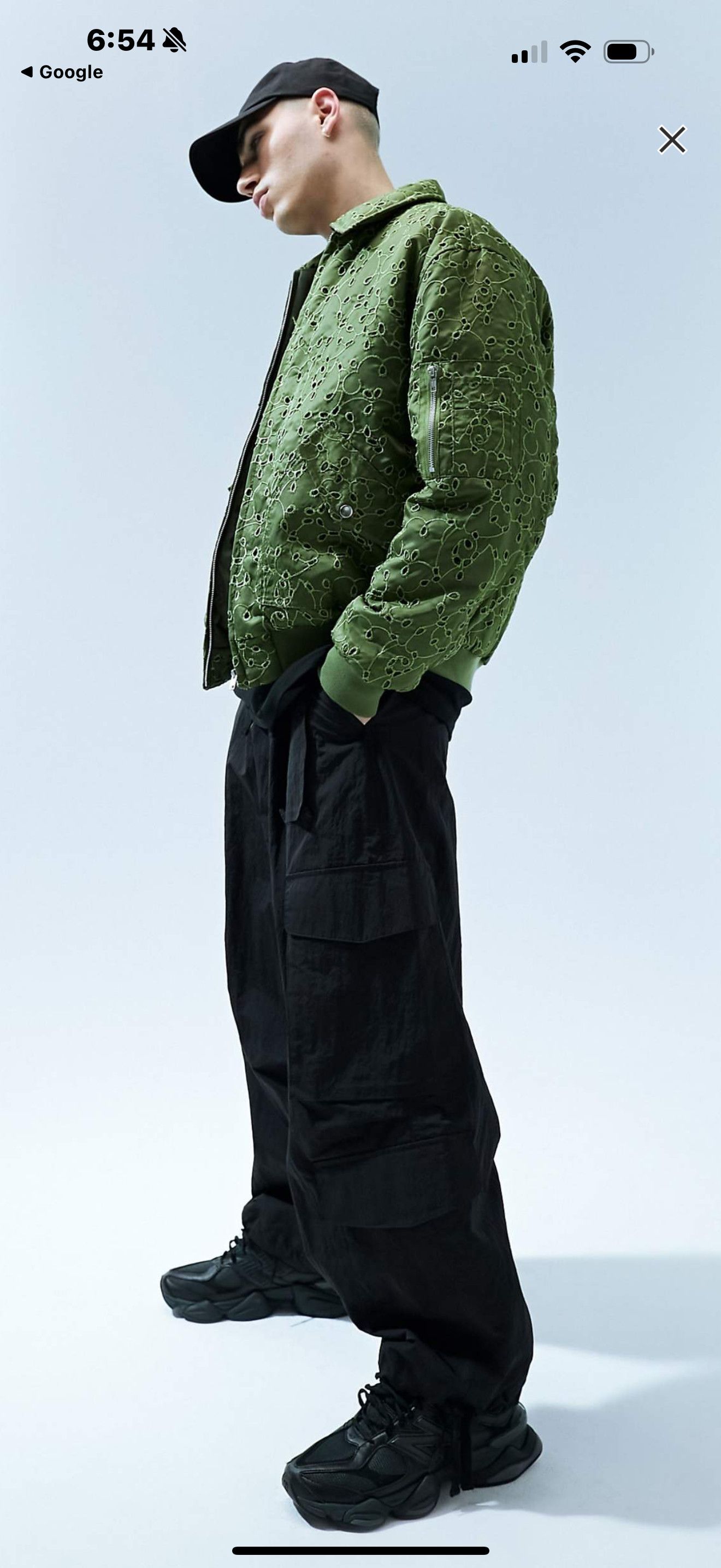 Asos Asos Design Oversized Embroidery Bomber Size US L / EU 52-54 / 3 - 4 Thumbnail