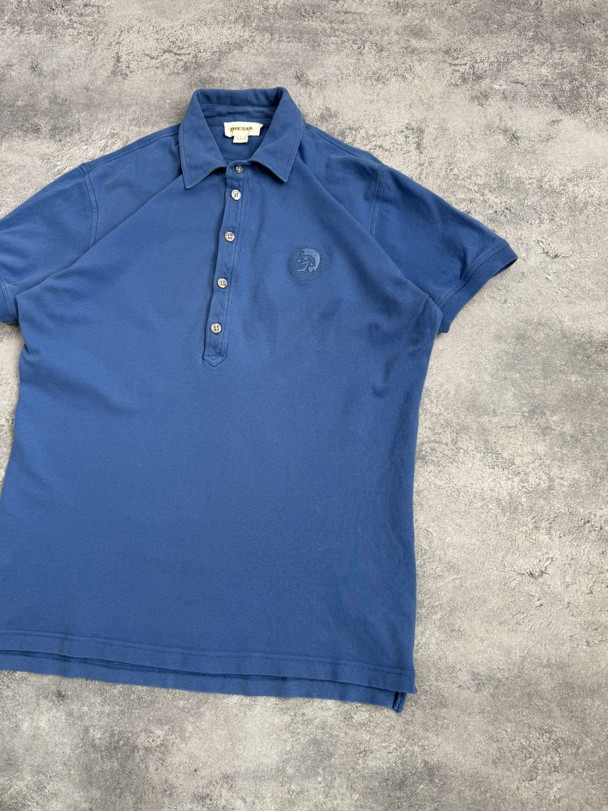 Diesel Vintage Y2K Diesel Avant Garde Polo Shirt 90s Streetwear Size US S / EU 44-46 / 1 - 5 Thumbnail