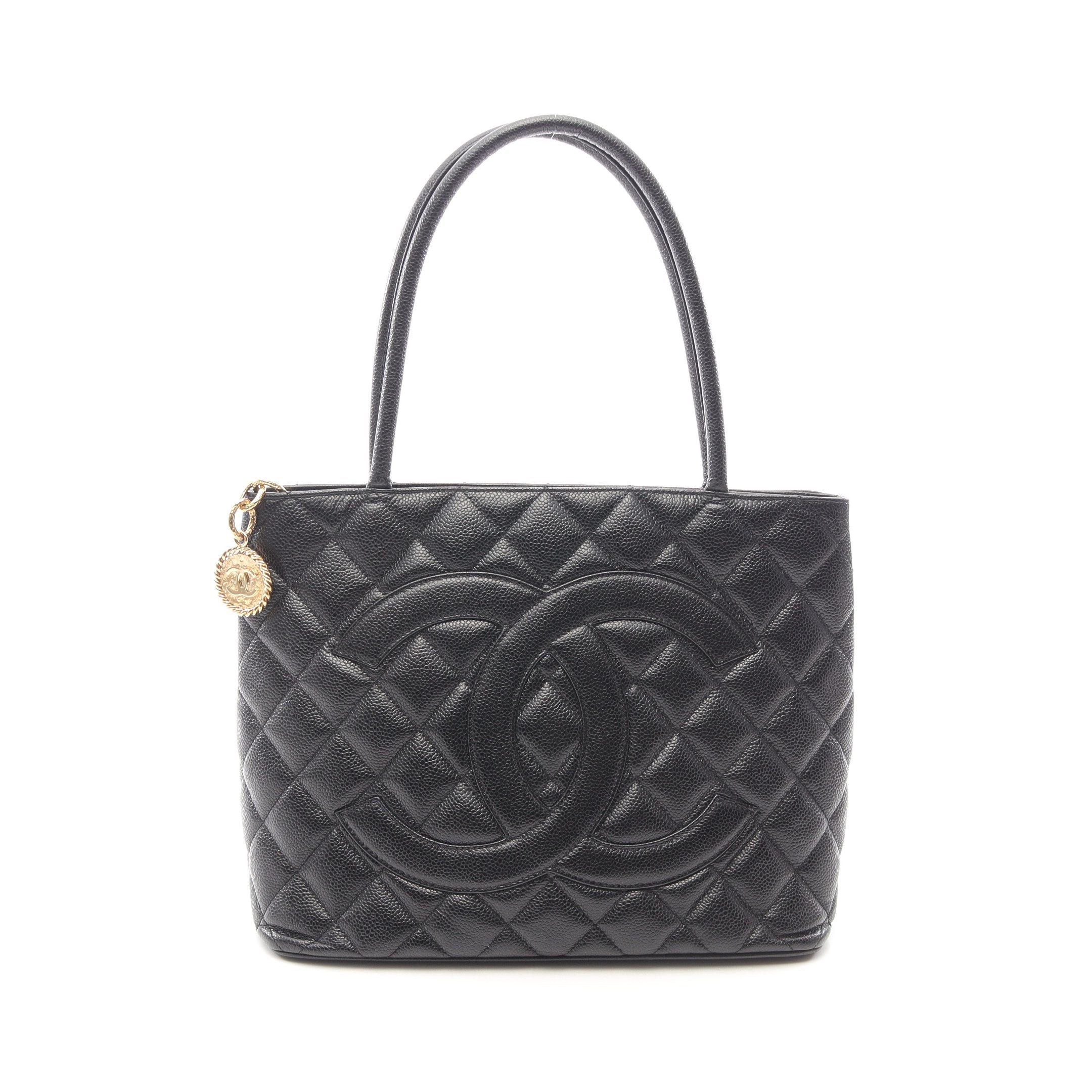 Chanel Chanel Reissue Tote Handbag Bag Caviar Skin Black Gold Hardware Size ONE SIZE - 1 Thumbnail