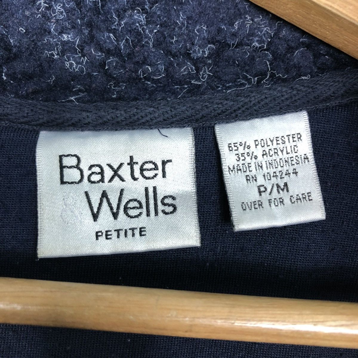 Japanese Brand 🔥VINTAGE BUTTON CHORE FLEECE JACKET BAXTER WELLS KAPITAL Size US M / EU 48-50 / 2 - 19 Thumbnail