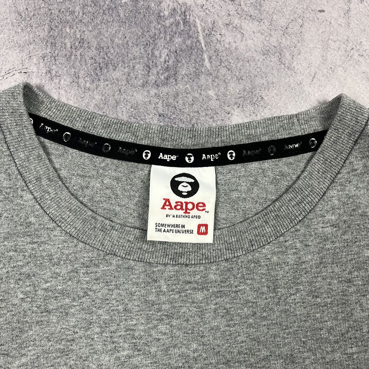 Aape A Bathing Ape y2k big logo tee Size US M / EU 48-50 / 2 - 6 Thumbnail