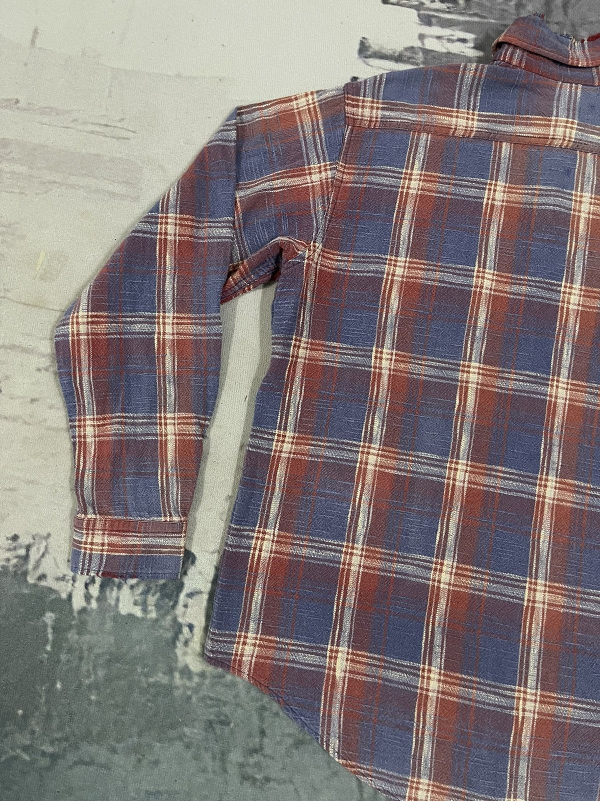 Sugar Cane 90s SUGAR CANE BUTTON UP SHIRT DISTRESSED Size US L / EU 52-54 / 3 - 12 Thumbnail