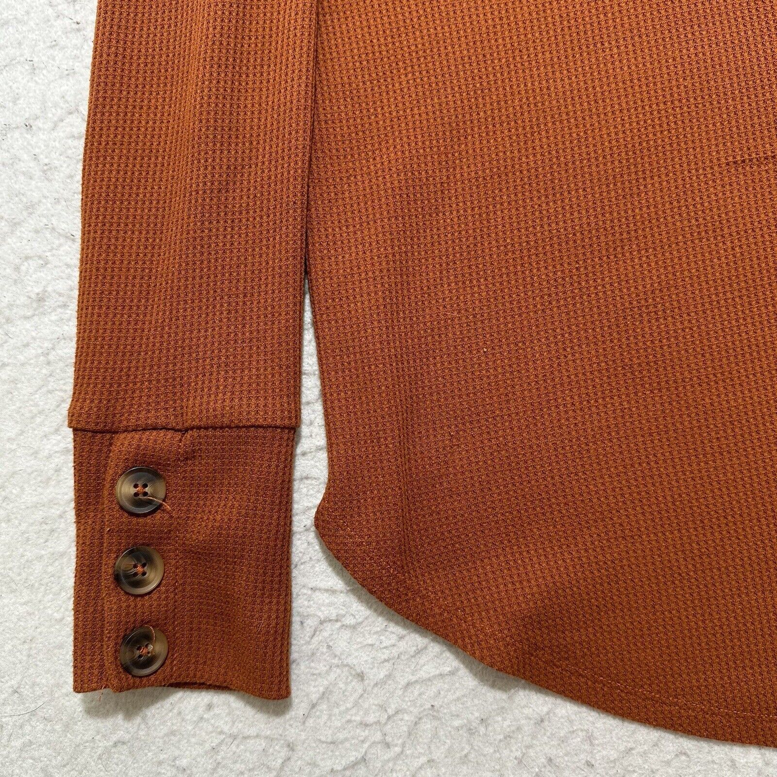 Other LuLaRoe Medium Burnt Orange Cowlneck Waffle Knit Sweater Size M / US 6-8 / IT 42-44 - 6 Thumbnail