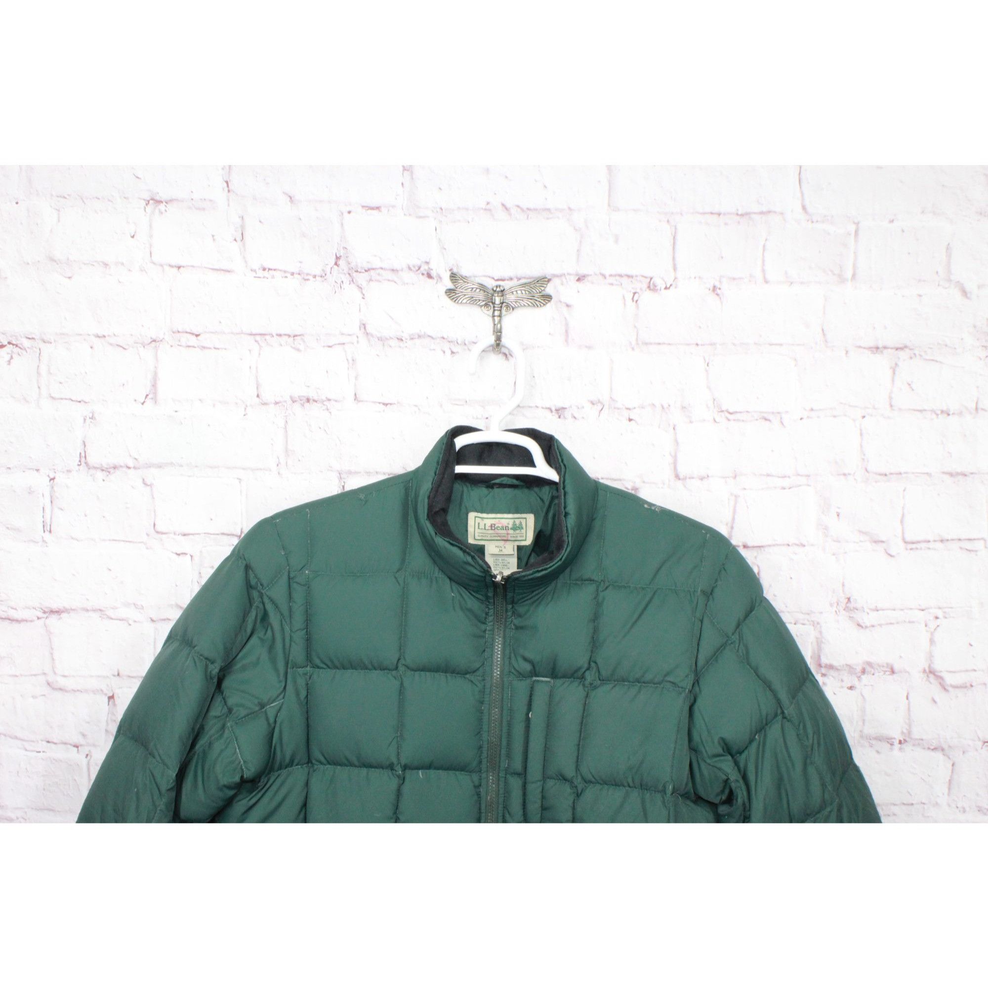L.L. Bean LL Bean Men's Quilted Fill Zip Down Jacket Nylon Size M Size US M / EU 48-50 / 2 - 2 Thumbnail