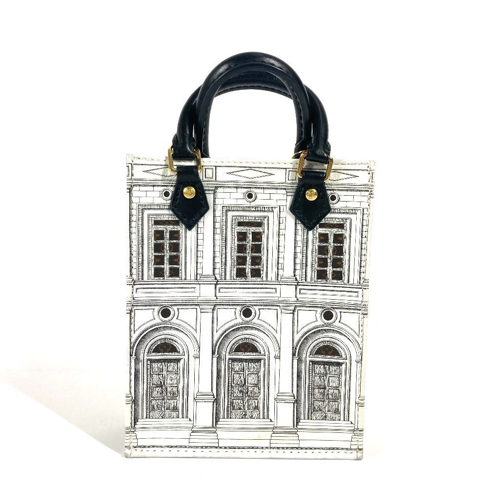 Louis Vuitton Louis Vuitton M80991 Fornasetti Collaboration Petite Sackpla Briefcase Diagonal Hanging (E.G. Of A Rocket) Handbag Pochette Metis 2 Way Bag Shoulder Leather Women White Size ONE SIZE - 1 Thumbnail