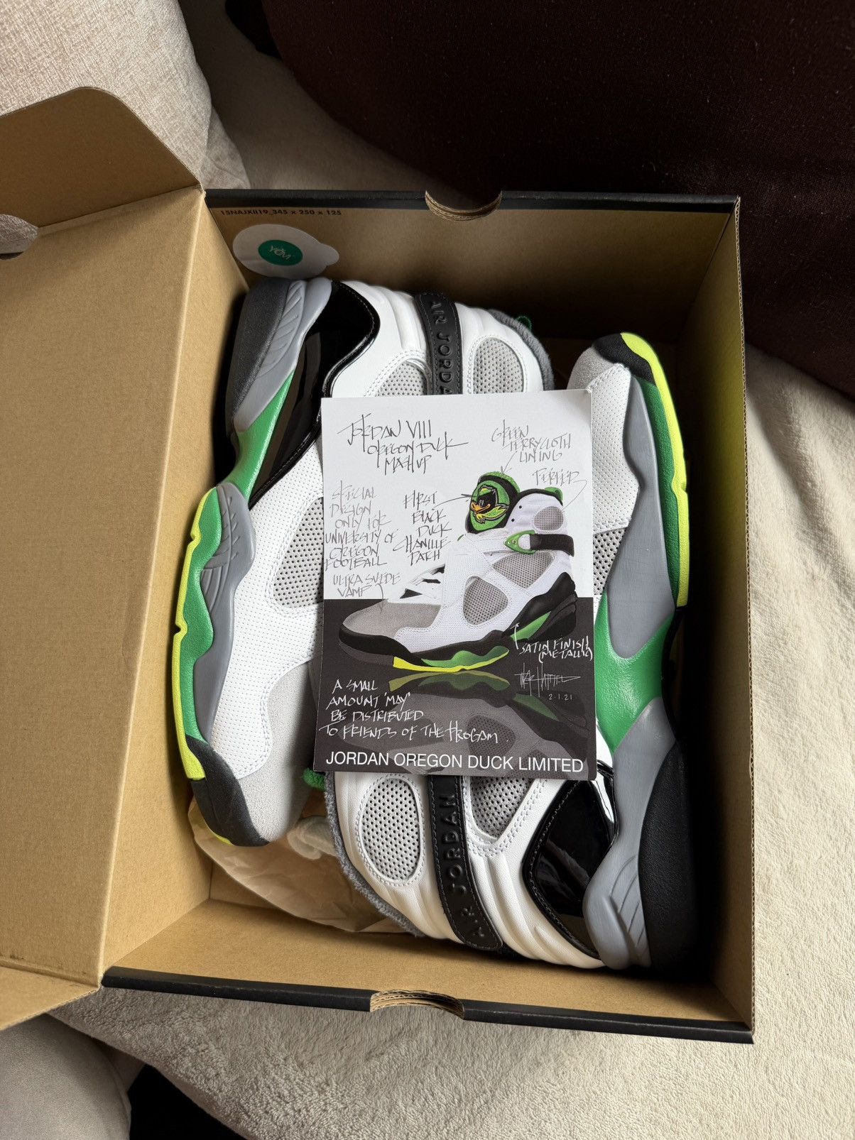 Nike Jordan 8 Oregon PE Size US 10 / EU 43 - 8 Thumbnail