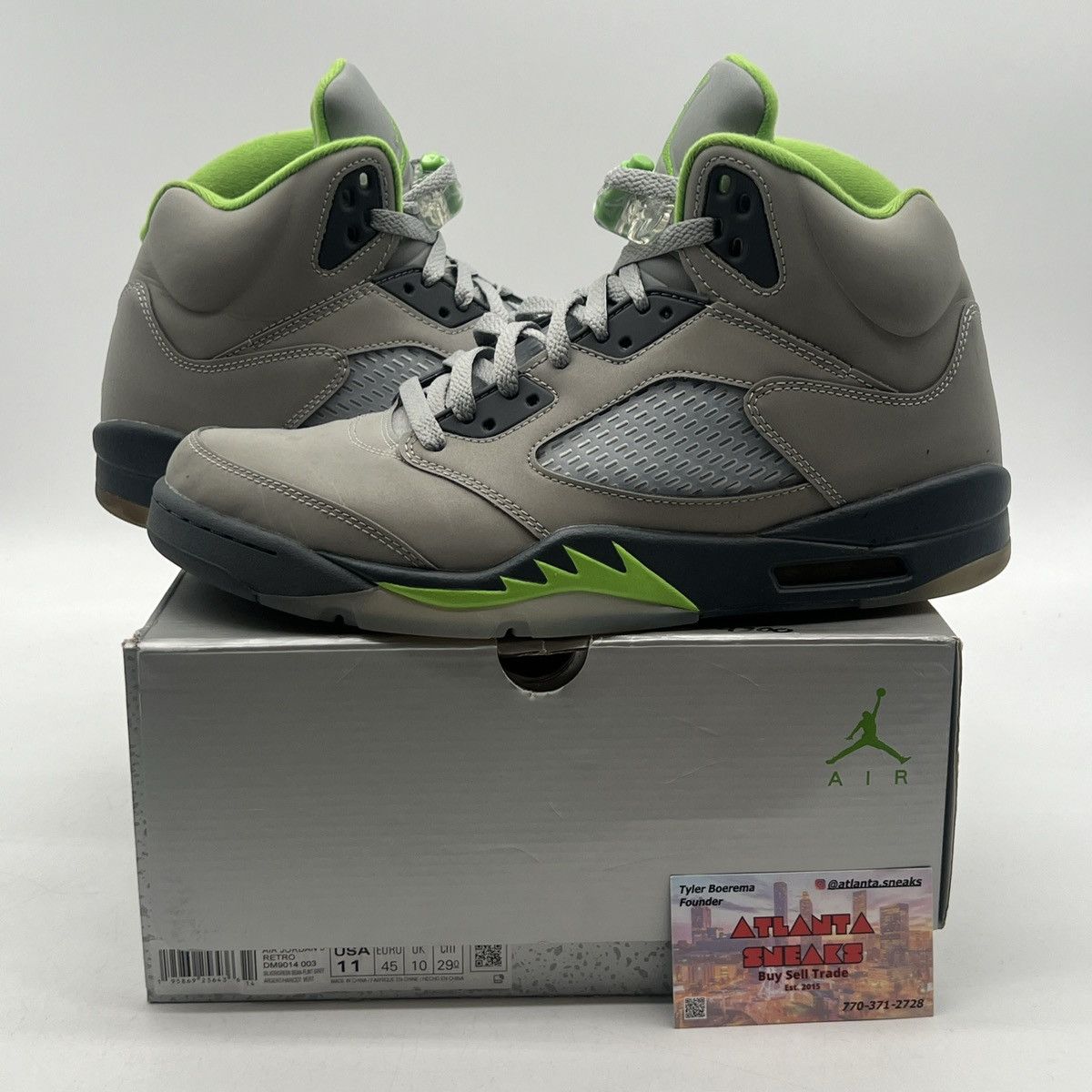 Jordan Brand Air Jordan 5 Green bean Size US 11 / EU 44 - 1 Thumbnail