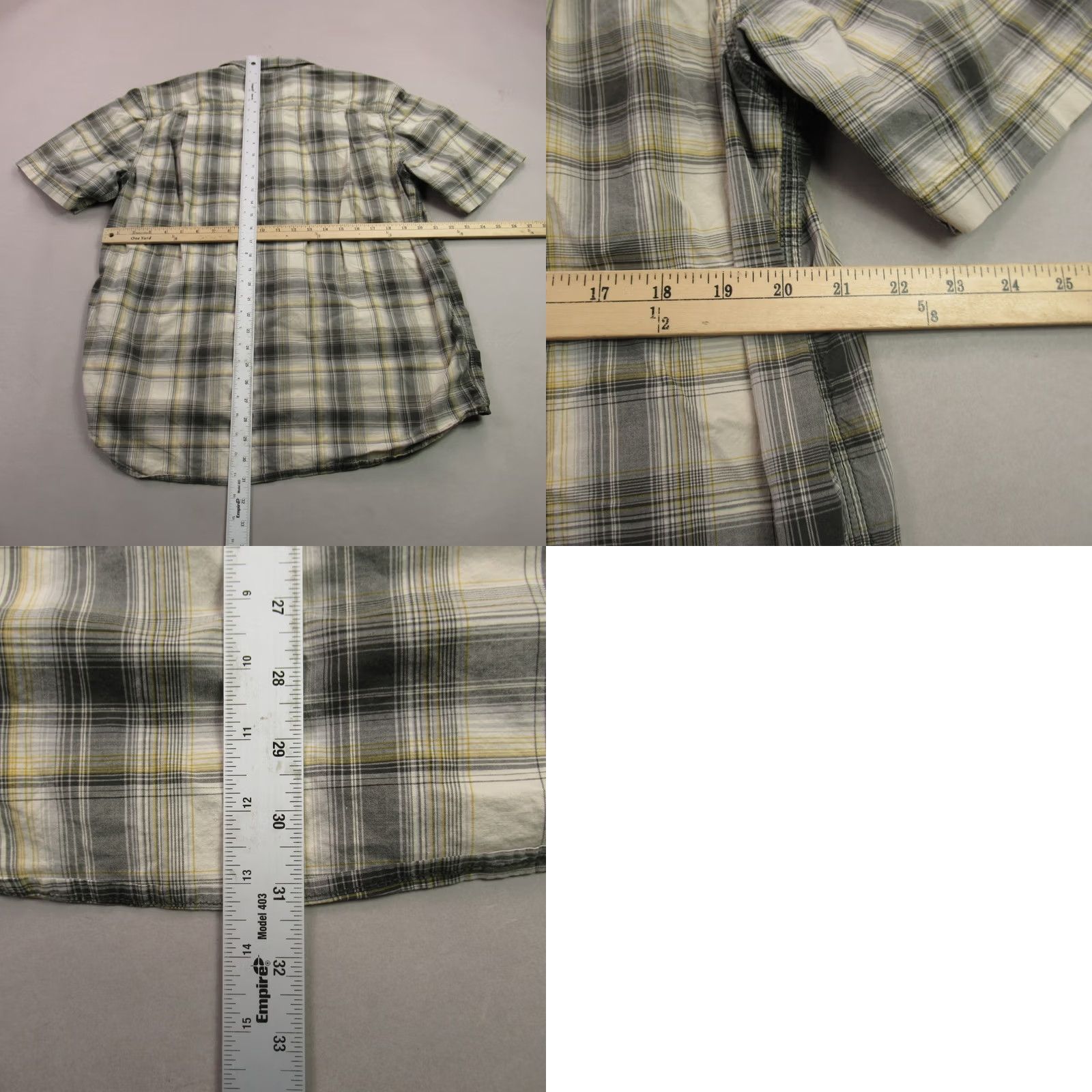 Carhartt Carhartt Shirt Mens Large Short Sleeve Snap Front Pockets Plaid Relaxed Size US L / EU 52-54 / 3 - 8 Thumbnail