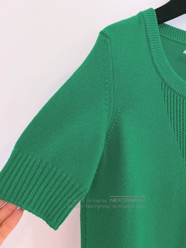 Hermes Hermes Moss Green Cashmere Knit Dress Size XS / US 0-2 / IT 36-38 - 3 Thumbnail