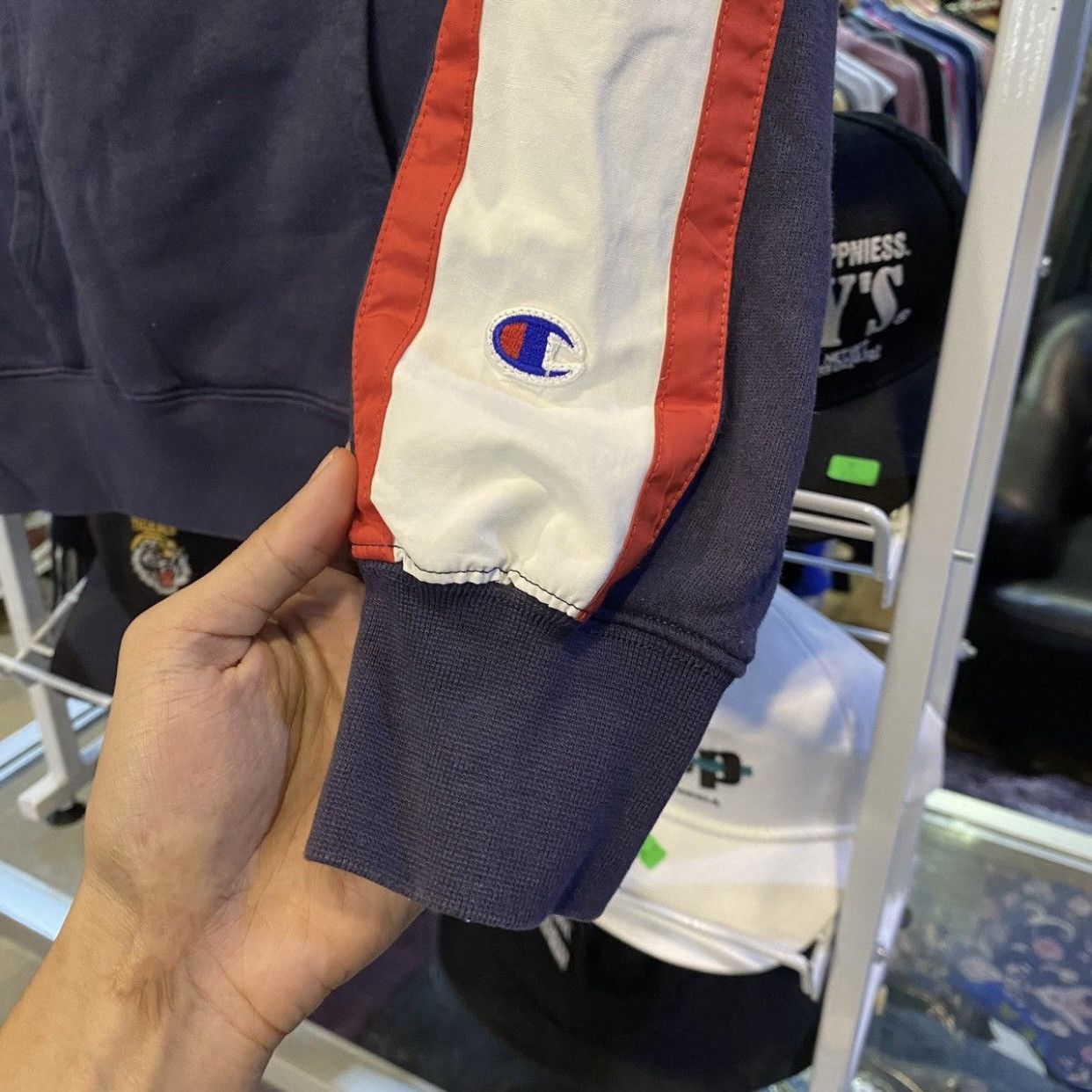 Champion × Issey Miyake × Ne-Net Issey Miyake Ne-net Champion Pullover Hoodies Size US M / EU 48-50 / 2 - 6 Thumbnail