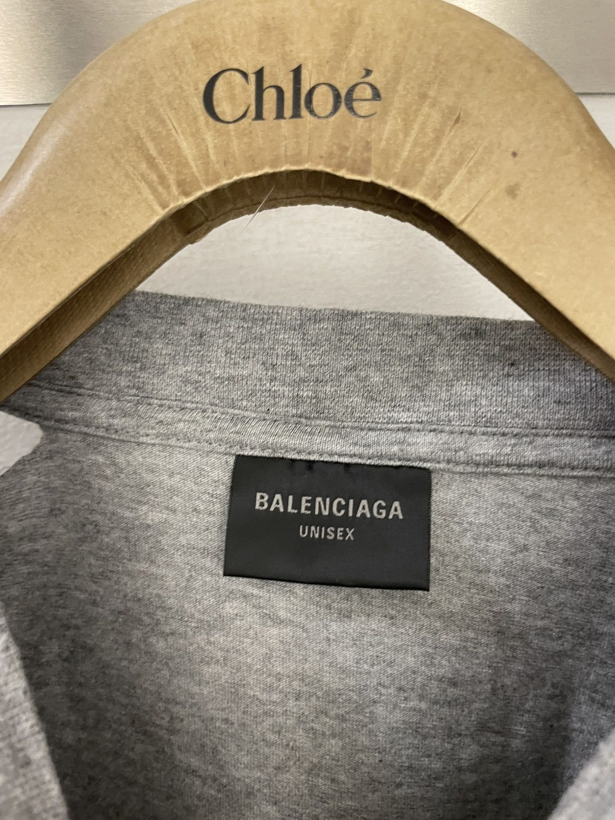 Balenciaga International T-shirt Oversized in Heather Size US XXL / EU 58 / 5 - 2 Thumbnail