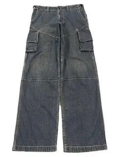 Japanese Brand Sawako x Rika Vintage patchwork multi-pocket cargo jeans Size US 32 / EU 48 - 5 Thumbnail