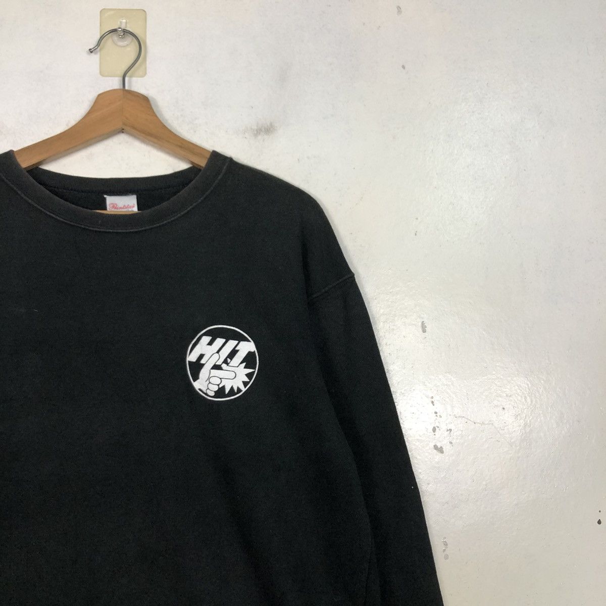 Japanese Brand 📌Vintage Sweatshirt Hit Logo Design Size US XL / EU 56 / 4 - 8 Thumbnail