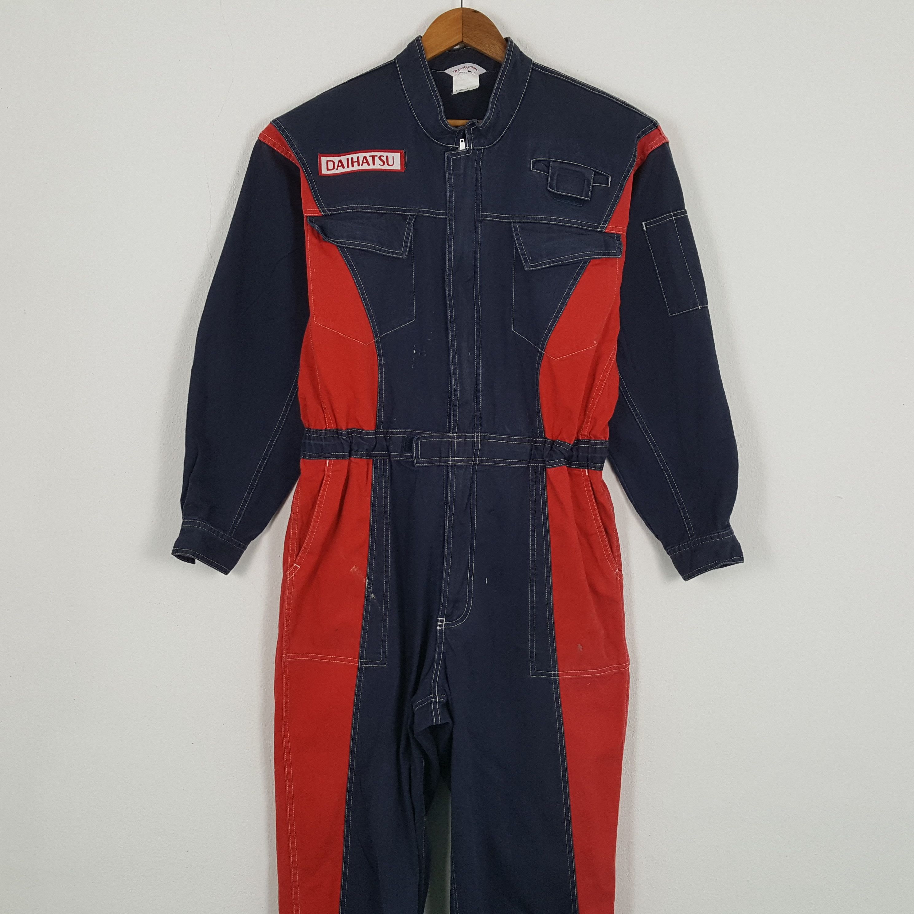 Japanese Brand × Vintage Vintage DAIHATSU Japanese Motorsports Staff Coverall Jacket Size US XL / EU 56 / 4 - 5 Thumbnail