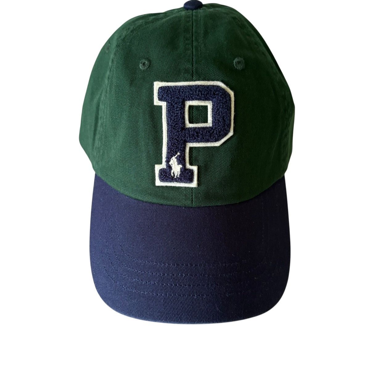 Polo Ralph Lauren Polo Ralph Lauren Green and Blue P Hat OS Size ONE SIZE - 1 Thumbnail