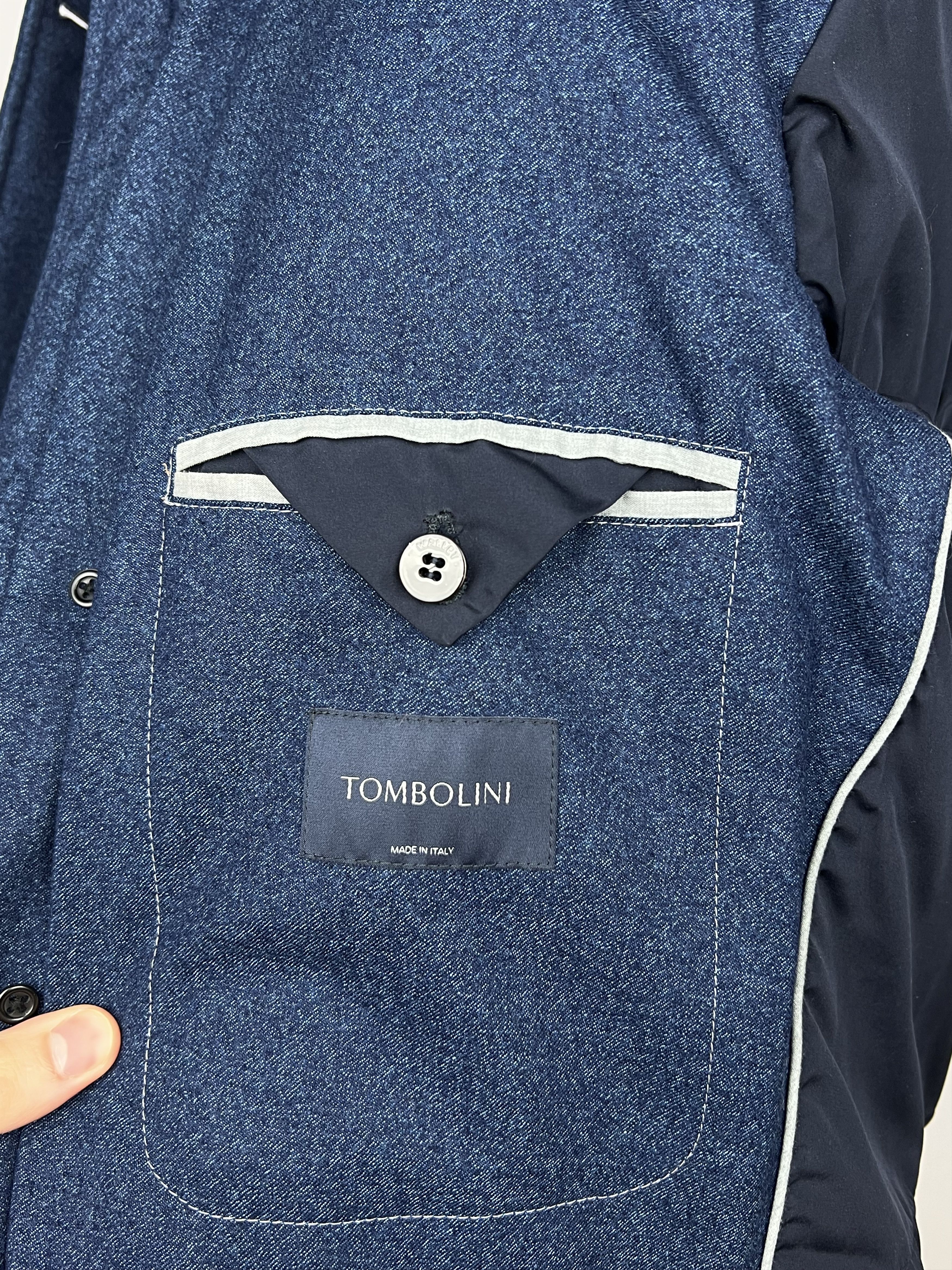 Tombolini x Vitale Barberis Pure Wool Insulated Blazer-Type Jacket Size US L / EU 52-54 / 3 - 18 Thumbnail