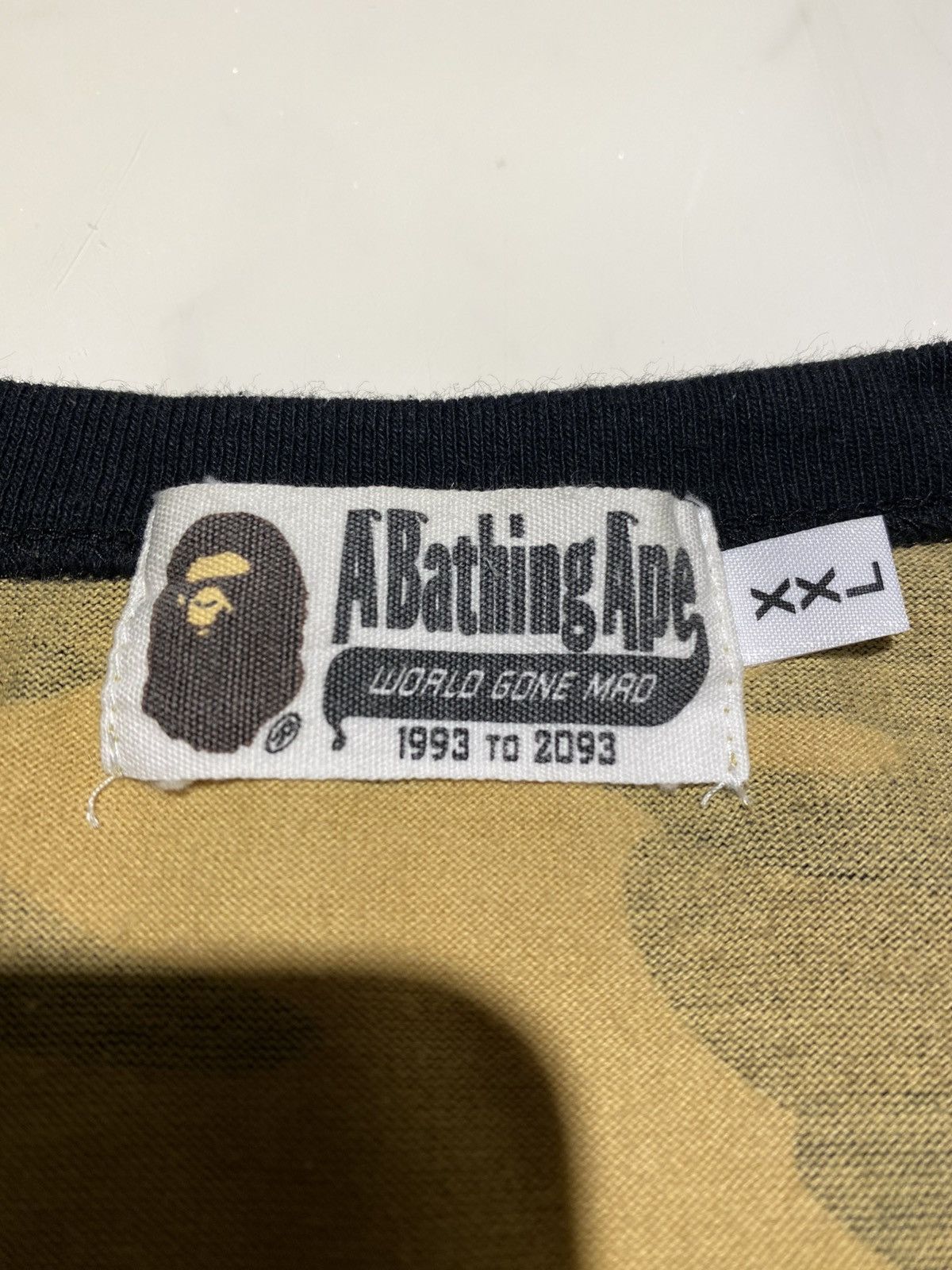 Bape Bape 1st Camo College Pocket Tee Size US XXL / EU 58 / 5 - 6 Thumbnail