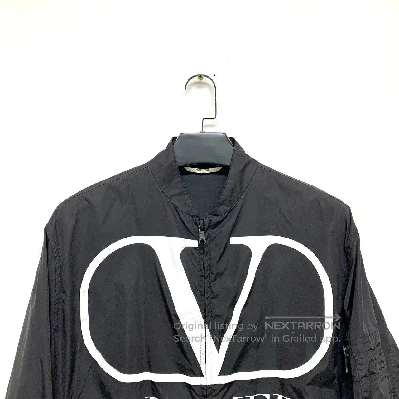 Valentino Valentino Chest Logo Windbreaker Jacket. Size US XL / EU 56 / 4 - 5 Thumbnail