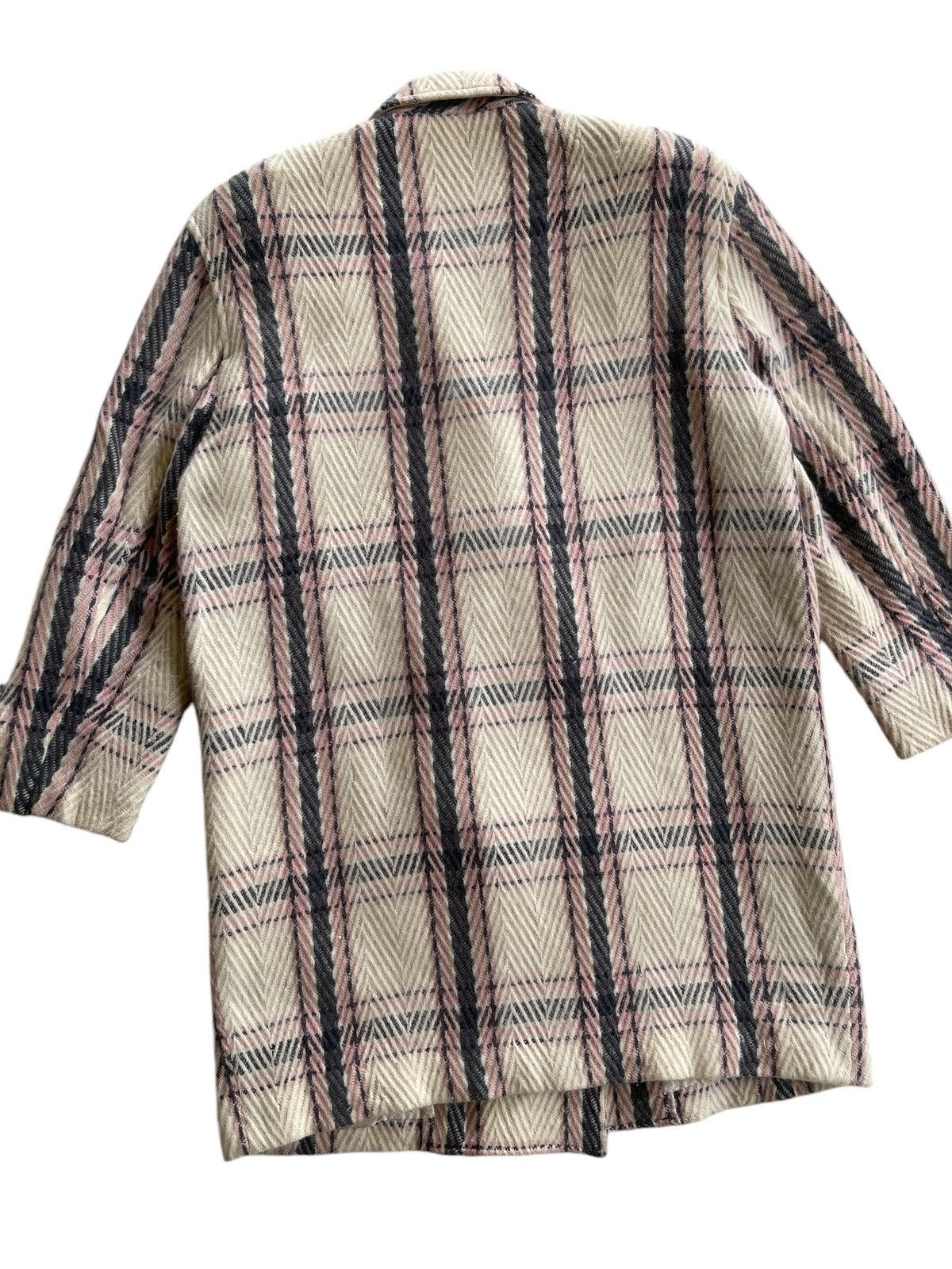 Courreges Courreges Paris Wool Checked Baggy Coat Size XL / US 12-14 / IT 48-50 - 7 Thumbnail