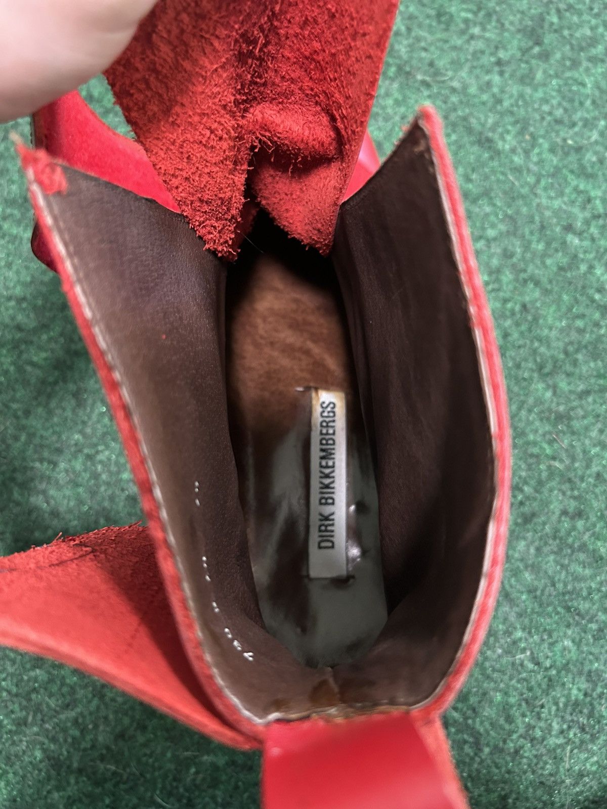 Dirk Bikkembergs × Vintage AW96 Dirk Bikkembergs Red Strap Boots Size US 8.5 / EU 41-42 - 12 Thumbnail