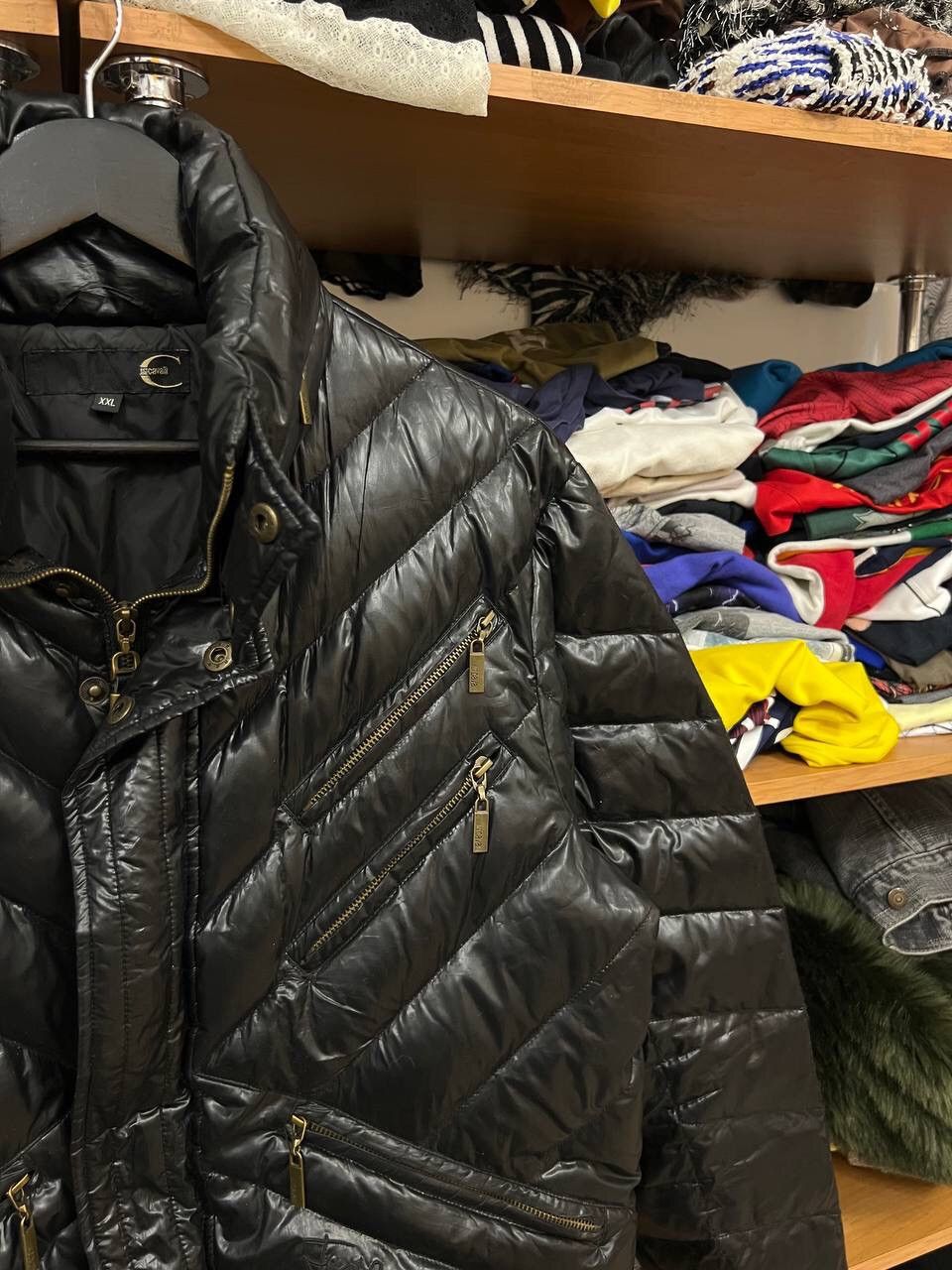 Just Cavalli Just Cavalli Vintage Archive Puffer Jacket Size US XXL / EU 58 / 5 - 3 Thumbnail