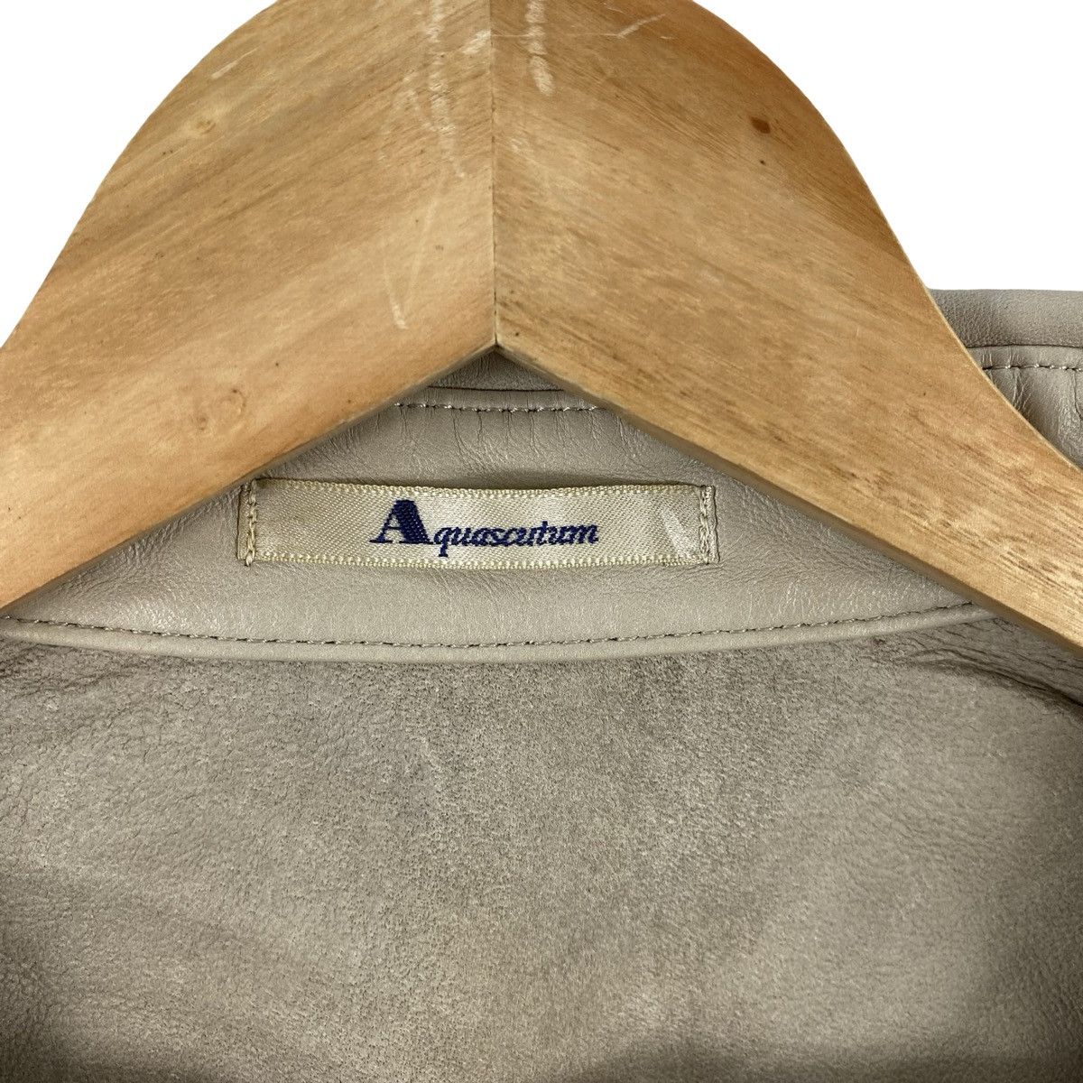 Aquascutum Vintage AQUASCUTUM Genuine Leather Button Up Shirt Jacket Size S / US 4 / IT 40 - 9 Thumbnail
