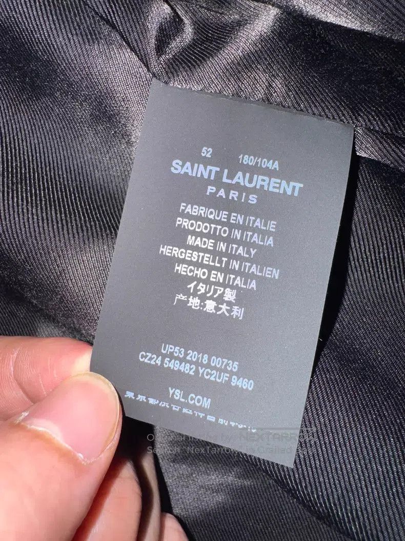 Saint Laurent Paris Saint Laurent Paris Distressed Patchwork Leather Men's Jac Size US L / EU 52-54 / 3 - 4 Thumbnail