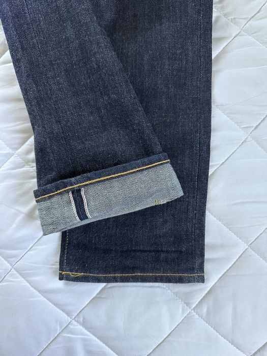 RRL Slim Fit Selvedge Denim Jeans - Once Washed, Jeans