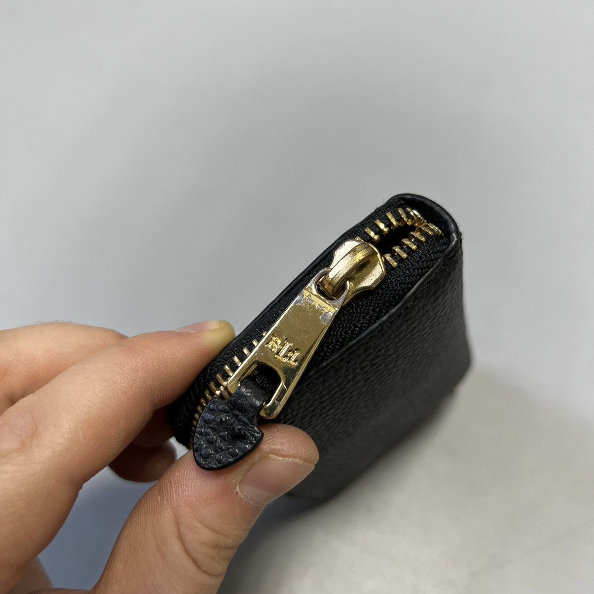 Ralph Lauren Ralph Lauren Leather Wallet Black Size ONE SIZE - 16 Thumbnail