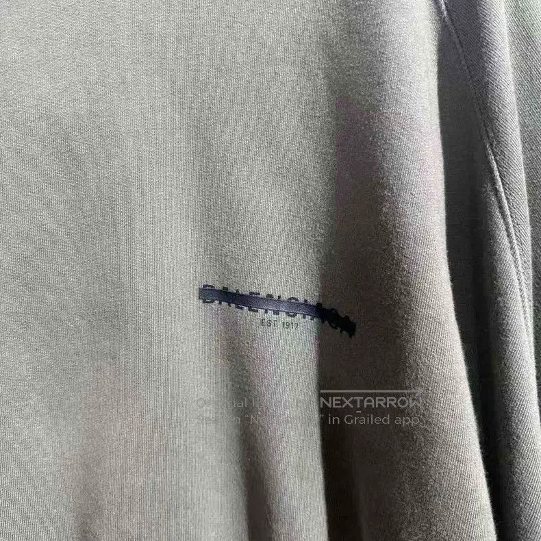 Balenciaga Balenciaga Olive Green Hooded Sweatshirt with Shielding Li Size US L / EU 52-54 / 3 - 5 Thumbnail