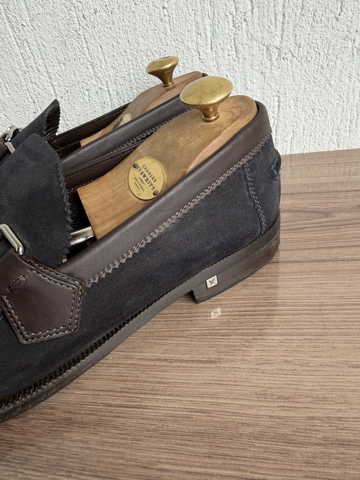 Louis Vuitton Suede major loafers Size US 7.5 / EU 40-41 - 10 Thumbnail
