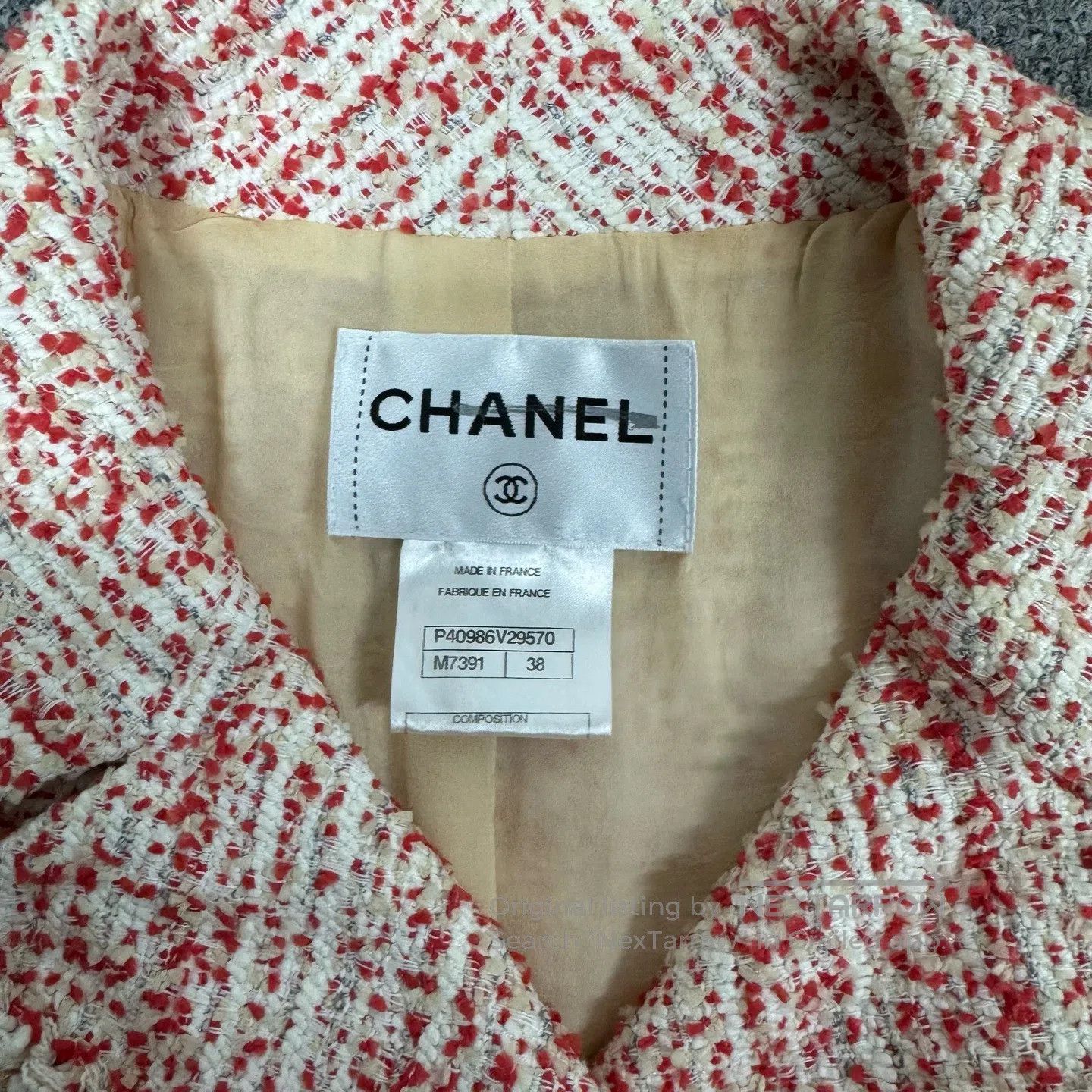 Chanel Chanel Saint-Tropez Series: Pink Coarse Woolen Knit Coat| Size M / US 6-8 / IT 42-44 - 5 Thumbnail