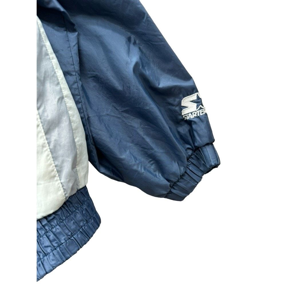 NFL × Starter × Vintage 1990's Starter Dallas Cowboys Windbreaker Zip Jacket Size US XL / EU 56 / 4 - 8 Thumbnail
