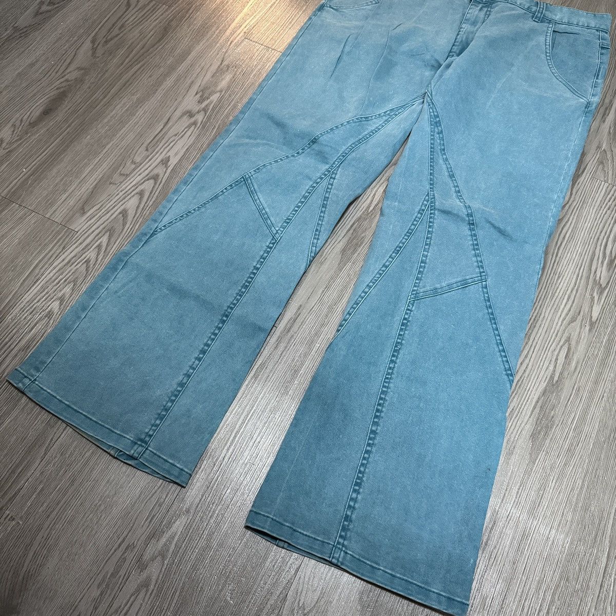 Japanese Brand Spin Spin Patern Break Pants Size 36" / US 14 / IT 50 - 2 Thumbnail