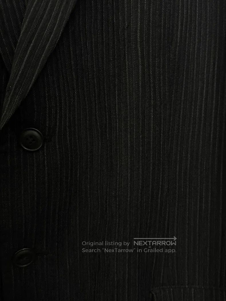 Yohji Yamamoto Yohji Yamamoto 93AW Stripe Wool Blazer. Size US S / EU 44-46 / 1 - 5 Thumbnail