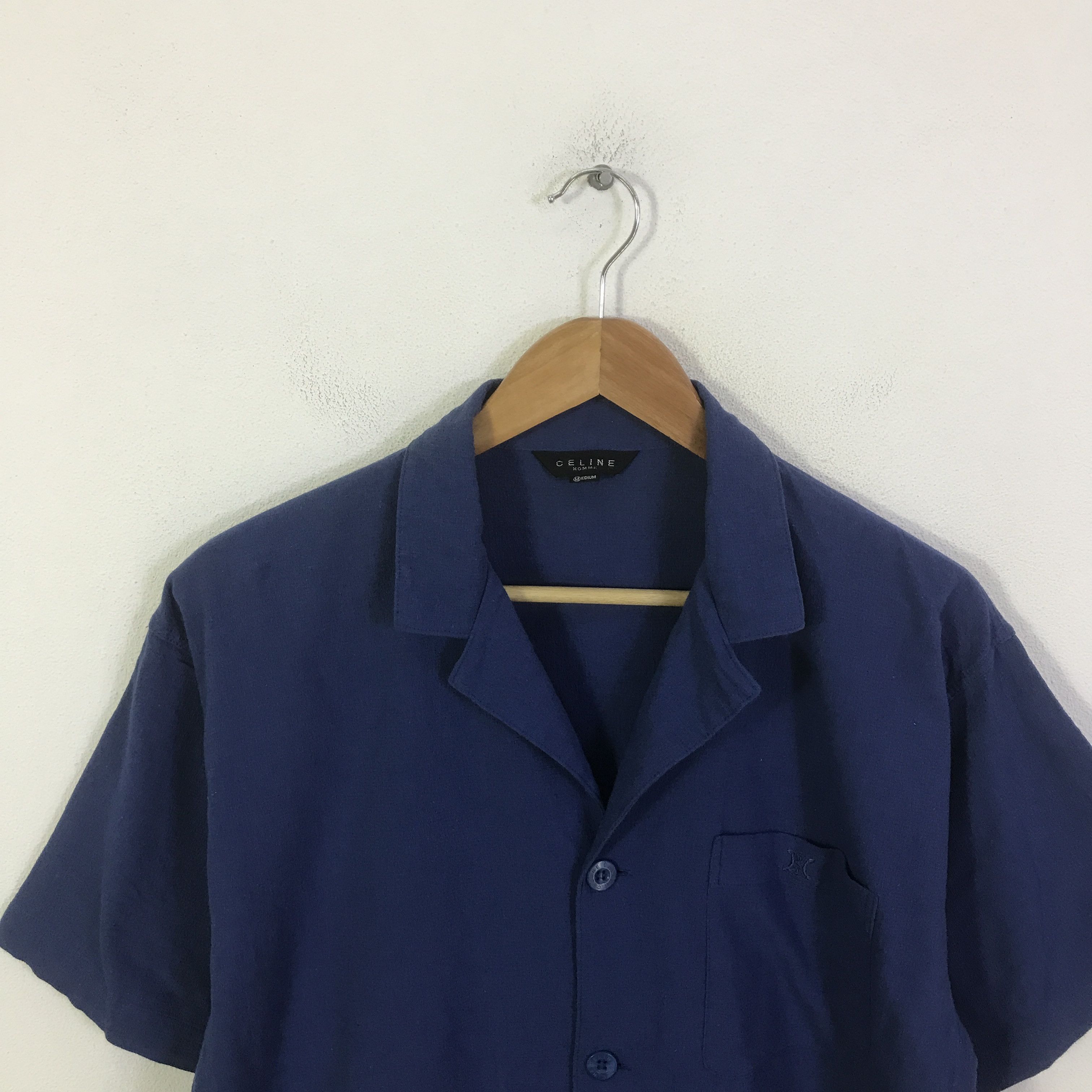 Celine Celine luxury style Button Up shirt K117B28 Size US M / EU 48-50 / 2 - 2 Thumbnail