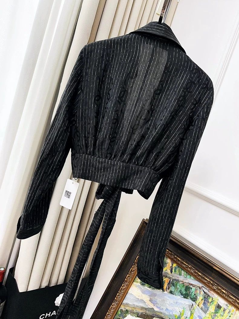 Chanel Chanel 23p spring and summer black dark double C fine glit Size XS / US 0-2 / IT 36-38 - 2 Thumbnail