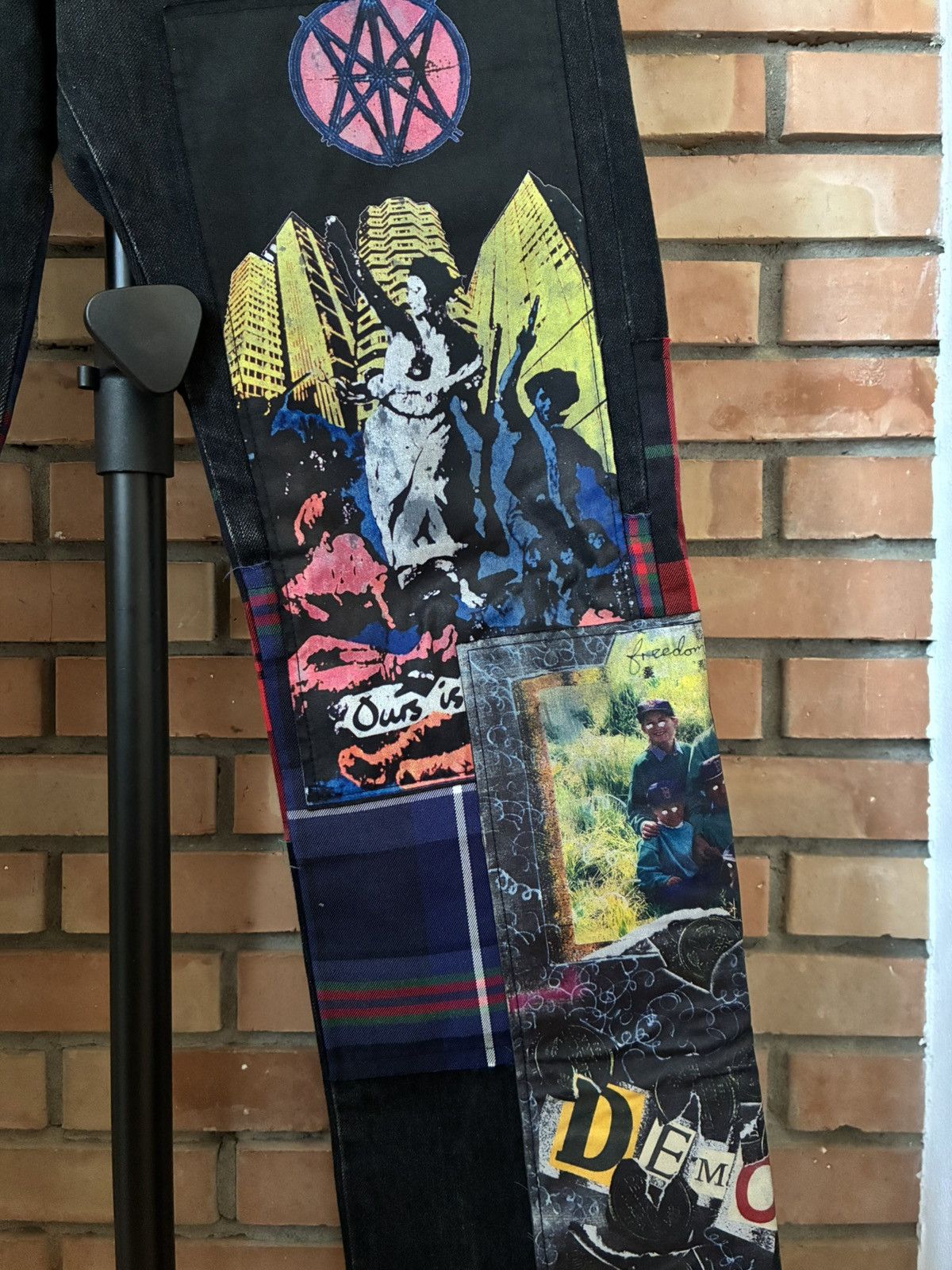 KIDILL KIDILL AW20 Edwin Jamie Reid Punk Patchwork jeans Size US 30 / EU 46 - 2 Thumbnail