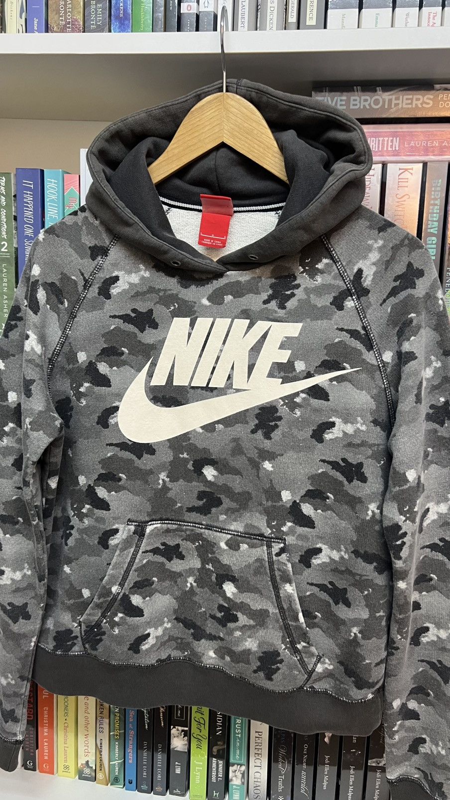 Nike Nike Camo Hoodie Size US L / EU 52-54 / 3 - 3 Thumbnail