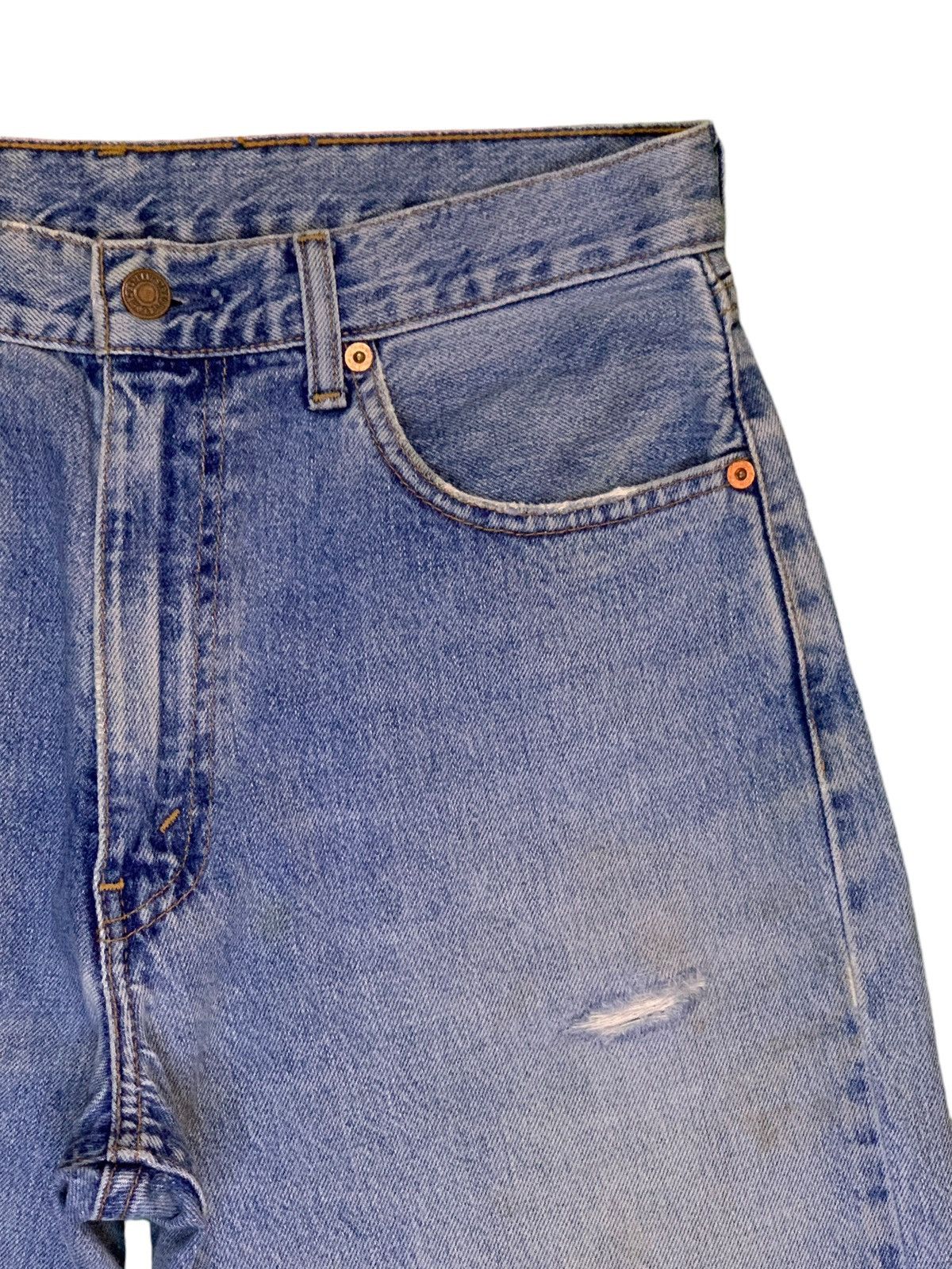 Levi's SALES🔥Vintage 90s Levis 512 Distressed Jean Shorts Jorts Size US 31 - 6 Thumbnail